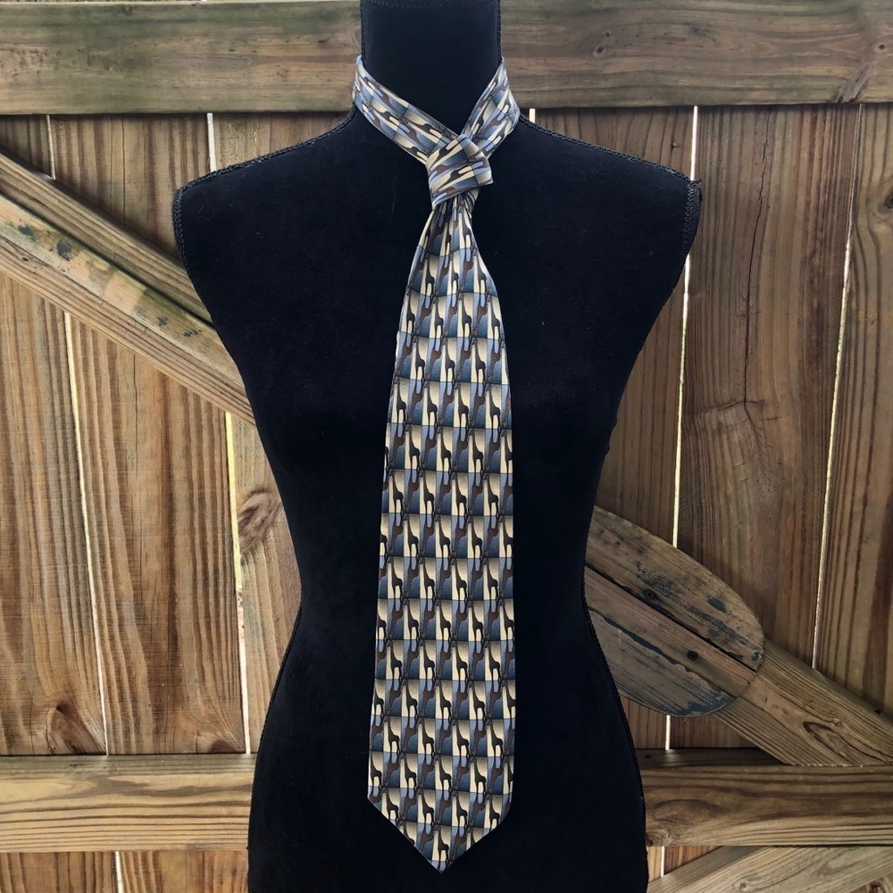 Giraffe Silk Tie by The Nature Conservancy